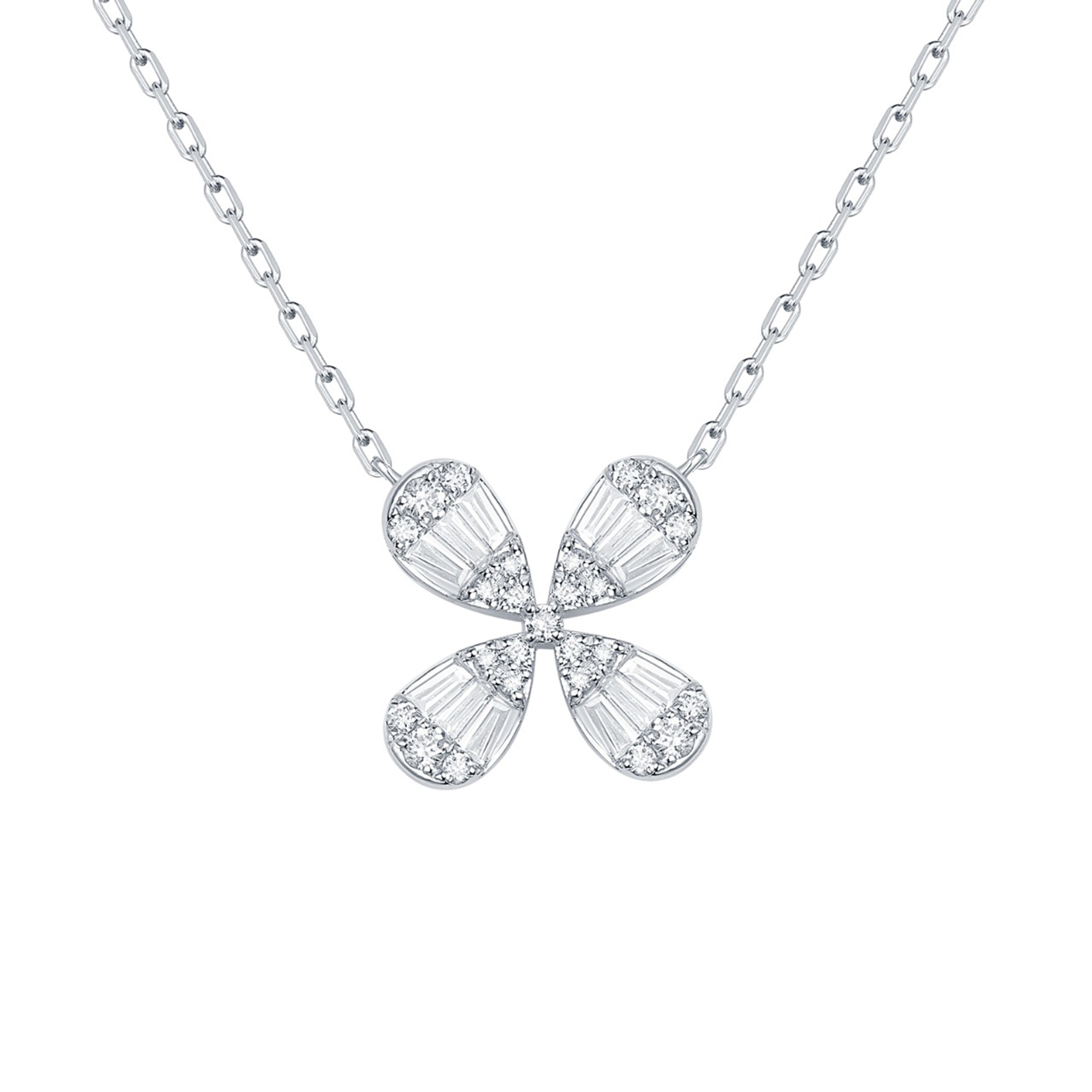 Leaf Diamond Necklace