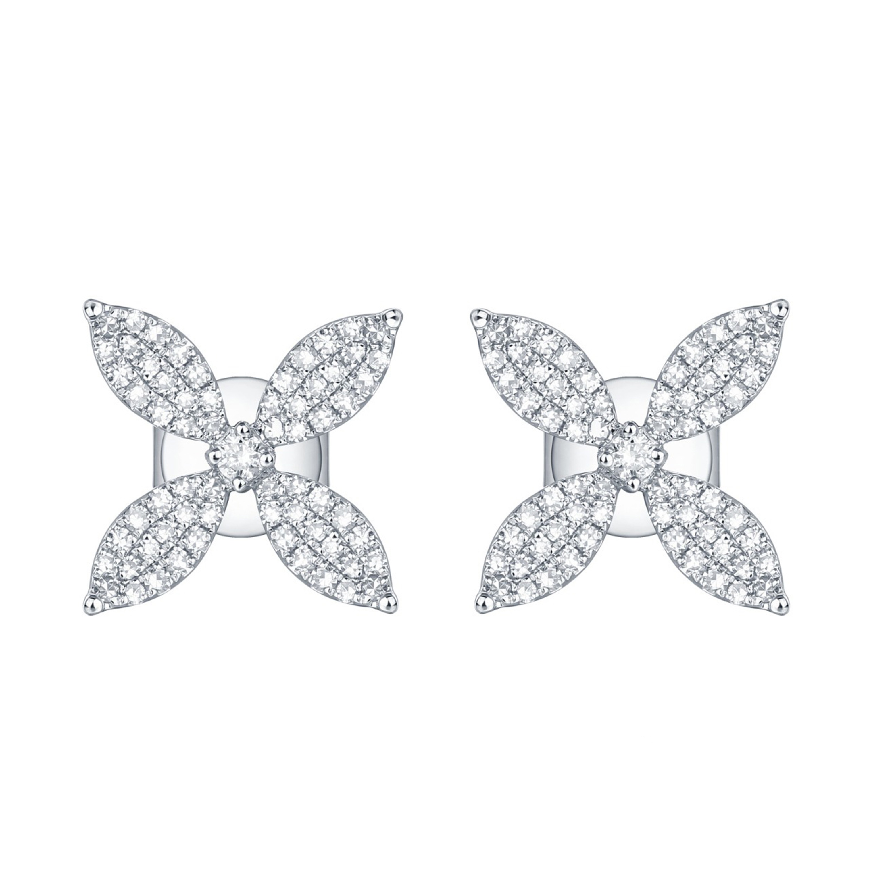Petals Diamond Earrings