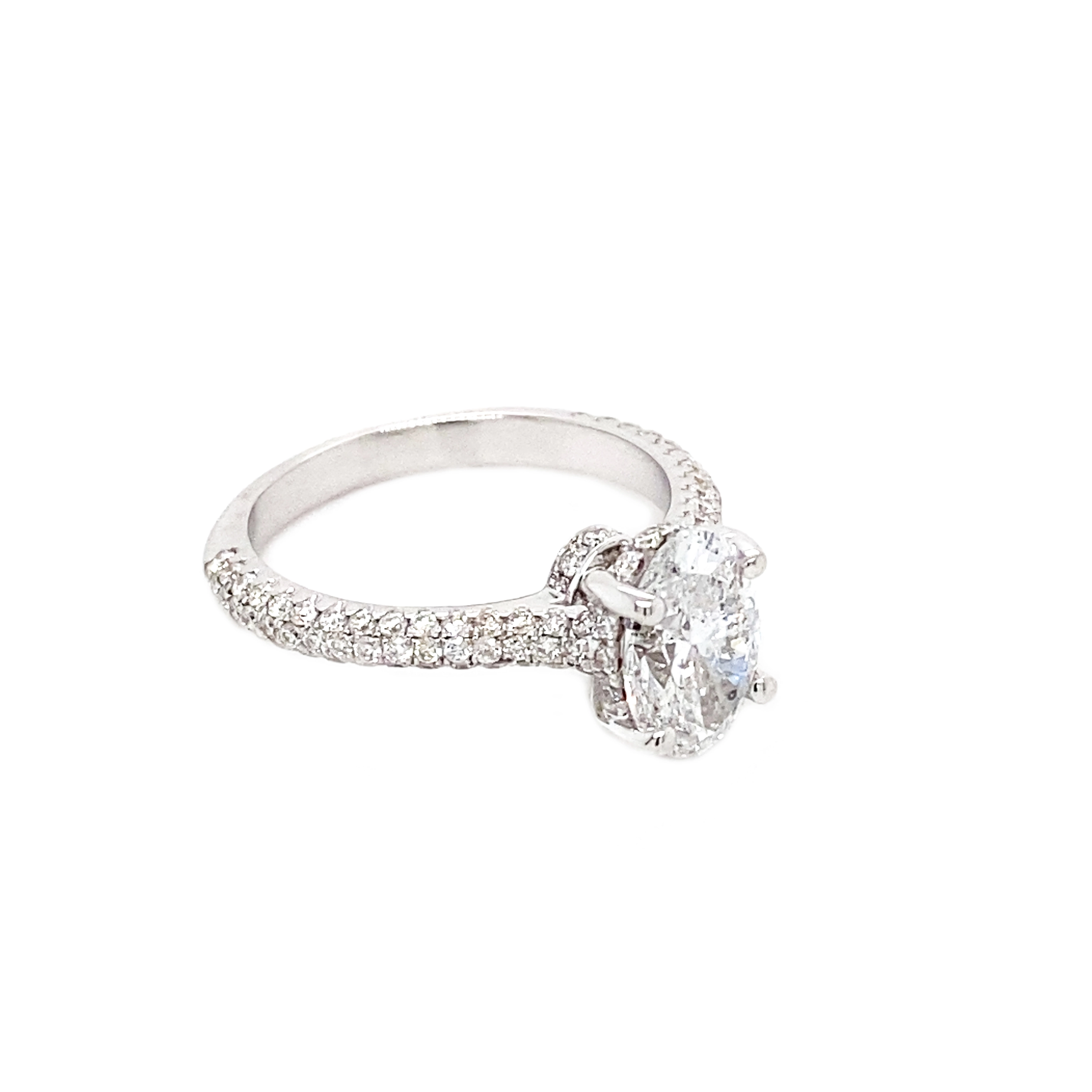 1.5 carat Oval Engagement Ring