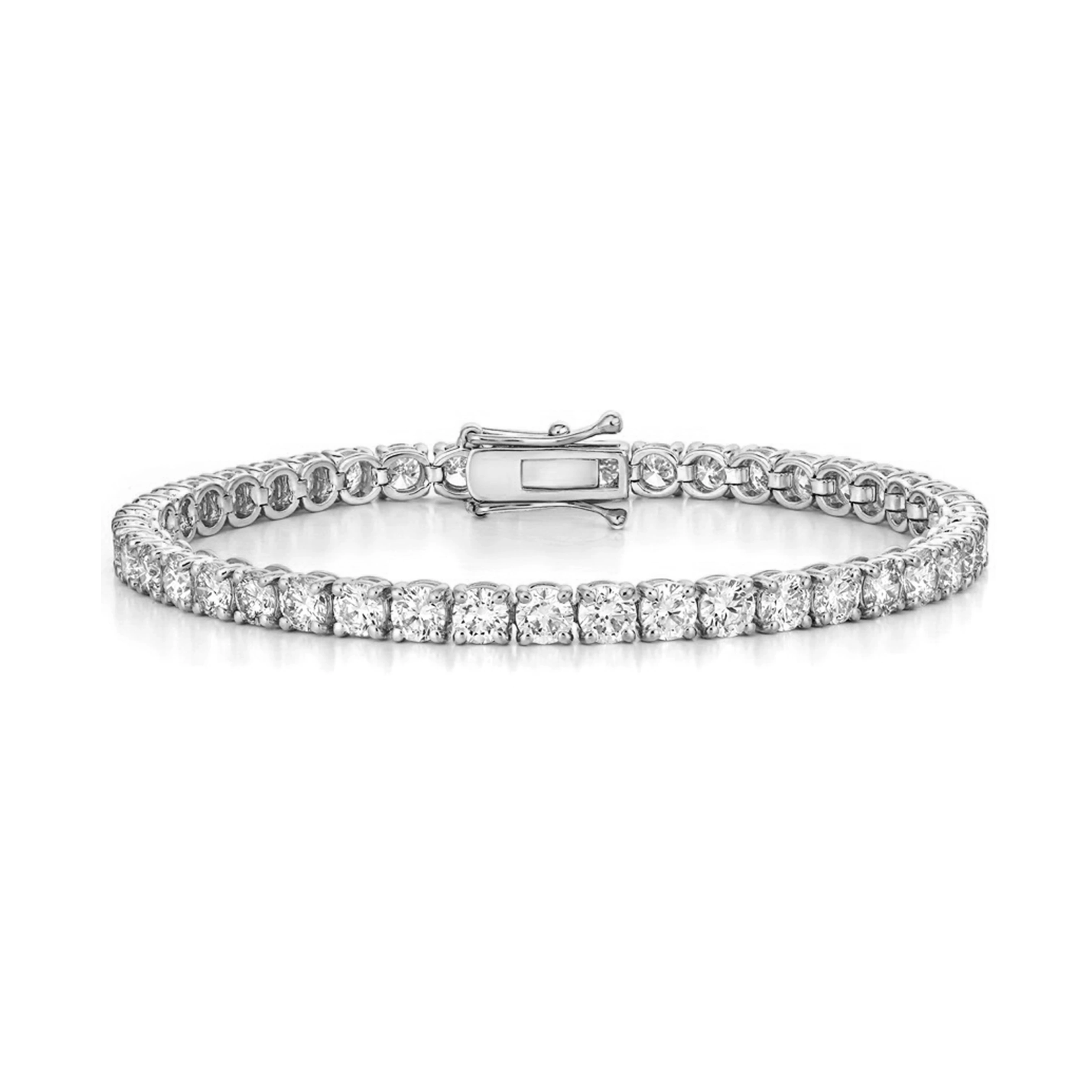 11.20 ct,10.54 gms Lab Grown Diamond Tennis Bracelet