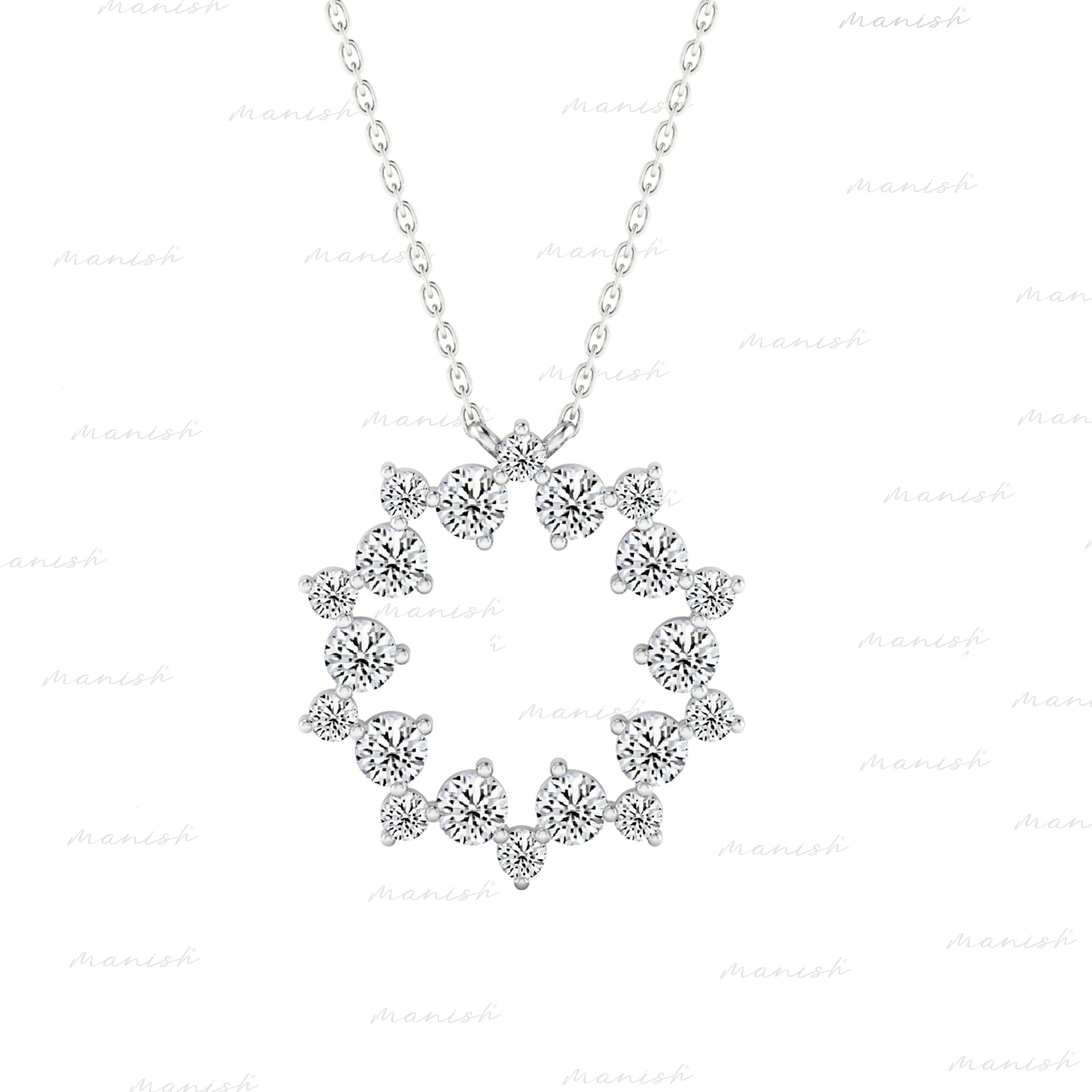 Circle of Life Diamond Necklace
